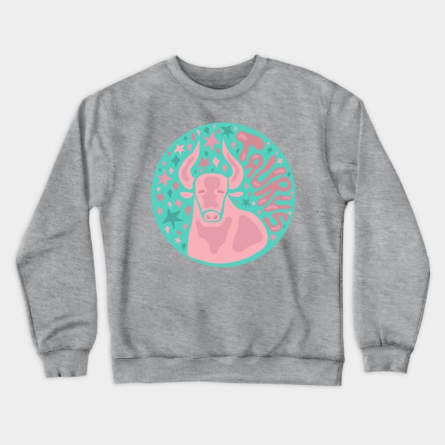 Taurus Crewneck Sweatshirt by Doodle by Meg